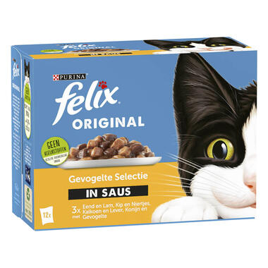 Felix kattenvoer Original Gevogelte voorzijde