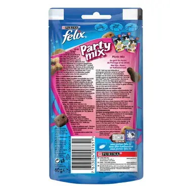Felix Partymix katten snacks Picnic achterzijde