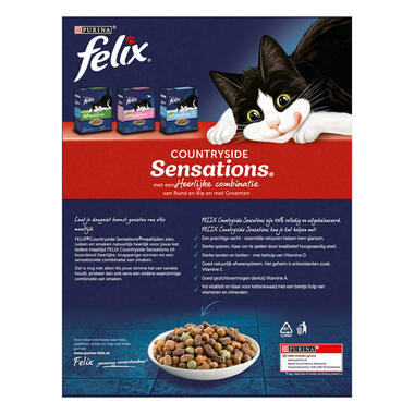 Felix kattenvoer Sensations Countryside achterzijde