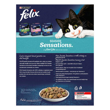 Felix kattenvoer Sensations seaside achterzijde