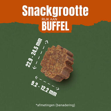 Adventuros buffel superfood snack grootte