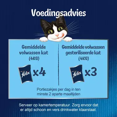 Felix kattenvoer Elke Dag Feest Mix Selectie voedingsadvies