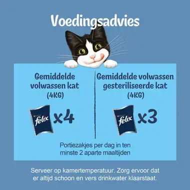 Felix kattenvoer Original Countryside voedingsadvies