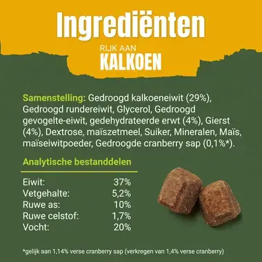 Adventuros kalkoen superfood ingredienten