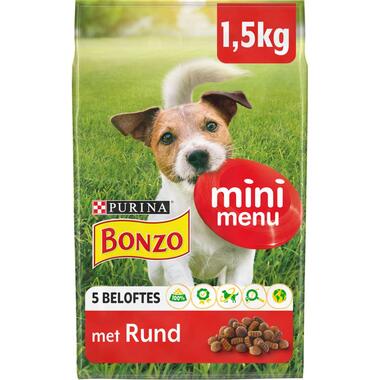 Bonzo hondenvoer Mini Menu Rund vooraanzicht