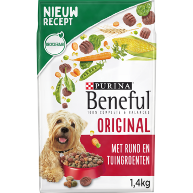BENEFUL® Original met Rund, Tuingroenten en Vitaminen hondenvoer