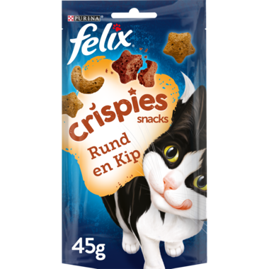 Felix Crispies katten snacks Rund voorzijde