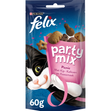 Felix Partymix katten snacks Picnic voorzijde