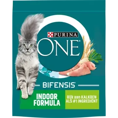 Purina One kattenvoer adult indoor kalkoen MHI