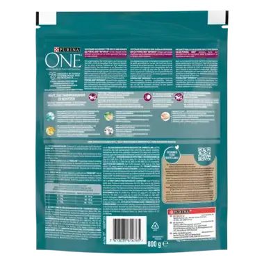 Purina One kattenvoer urinary care kip achterzijde