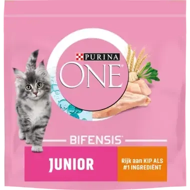 Purina One kattenvoer junior kip voorzijde