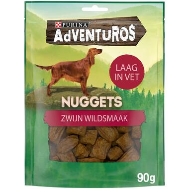 ADVENTUROS Hondensnacks Nuggets Rijk aan Wildzwijn