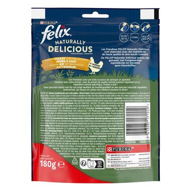 FELIX® Naturally Delicious met Kip & Catnip kattensnacks