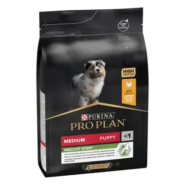 Pro Plan hondenvoer Medium Puppy Kip voorzijde