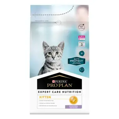 PRO PLAN EXPERT CARE Kitten Kalkoen kattenvoer Voorzijde