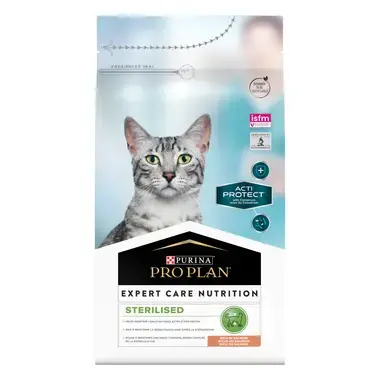 PRO PLAN EXPERT CARE Sterilised zalm kattenvoer Voorzijde