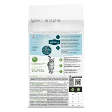PRO PLAN EXPERT CARE Sterilised zalm kattenvoer Achterkant