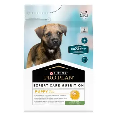 PRO PLAN EXPERT CARE Small Mini Puppy Lam hondenvoer Voorzijde