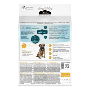 PRO PLAN EXPERT CARE Small Mini Puppy Lam hondenvoer Achterkant
