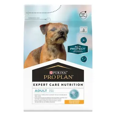 PRO PLAN EXPERT CARE Small Mini Adult Kip hondenvoer Voorzijde
