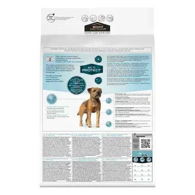 PRO PLAN EXPERT CARE Small Mini Adult Kip hondenvoer Achterkant