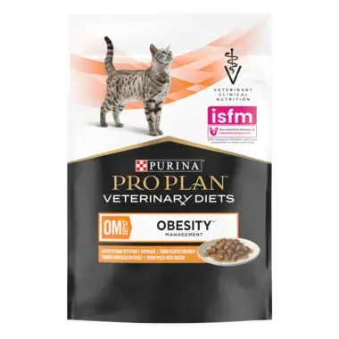 PPVD OM St/Ox Obesity Management natvoer kip kattenvoer Pouch
