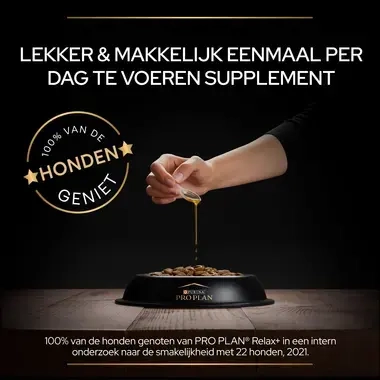 PRO PLAN® Hond Relax supplementen olie makkelijk te voeren