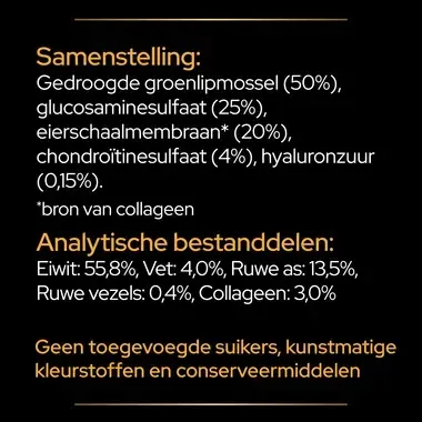 -PRO PLAN® Mobility Supplement voor honden samenstelling