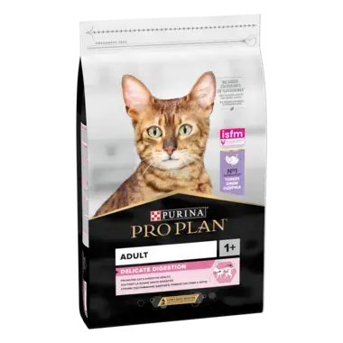 PRO PLAN kattenvoer delicate kalkoen voorzijde