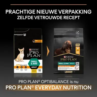 Before PURINA® PRO PLAN® Small & Mini Adult Everyday Nutrition