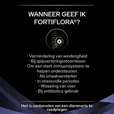 PRO PLAN Canine FortiFlora hondenvoer diagnose