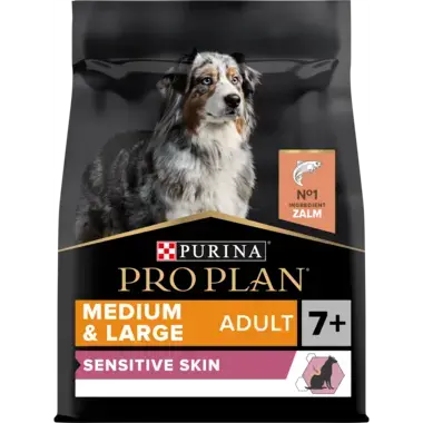 MHI PRO PLAN® M&L hondenvoer Adult 7+ Sensitive
