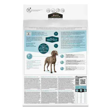PRO PLAN EXPERT CARE Adult Kip hondenvoer Achterzijde