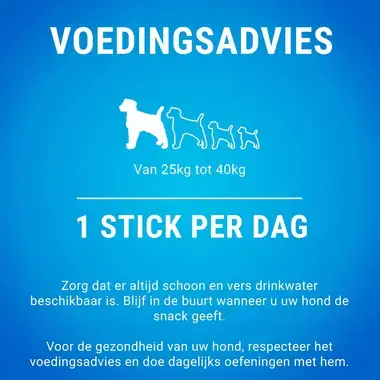 Dentalife hond snacks large voedingsadvies