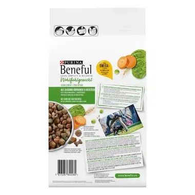 Beneful Gezond Gewicht1.5kg achterzijde