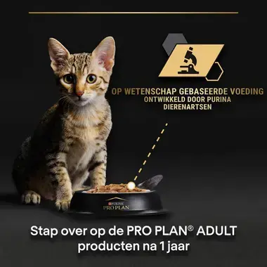 PURINA® PRO PLAN® Kitten Mousse Rijk aan Kip natvoer