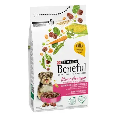 BENEFUL® Kleine Genieter met Rund en Tuingroenten hondenvoer