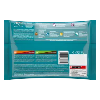 Purina One kattenvoer nat difficult appetite saus achterzijde