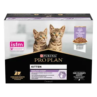 PRO PLAN kattenvoer kitten nutrisavour kalkoen vooraanzicht