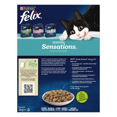 FELIX® Seaside Sensations met Zalm en Groenten kattenvoer