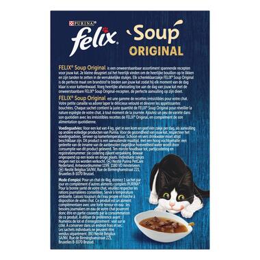 FELIX® Soup Original Farm Selectie kattenvoer nat