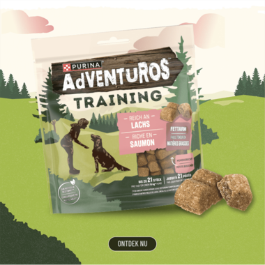 AdVENTuROS™ Training Rijk aan Zalm hondensnacks