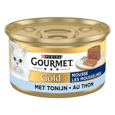 GOURMET™ Gold Mousse met Tonijn kattenvoer nat
