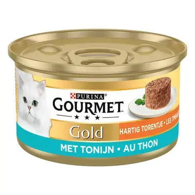 GOURMET™ Gold Hartig Torentje met Tonijn kattenvoer nat