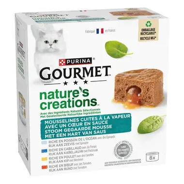GOURMET™ Nature's Creations Mousse met Hart van Saus Rijk aan Rund