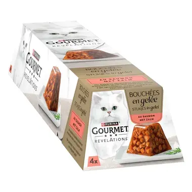 GOURMET™ REVELATIONS™ Fijne Stukjes met Zalm In Gelei