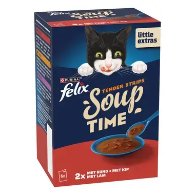 FELIX® Soup Filets Farm Selectie kattenvoer nat