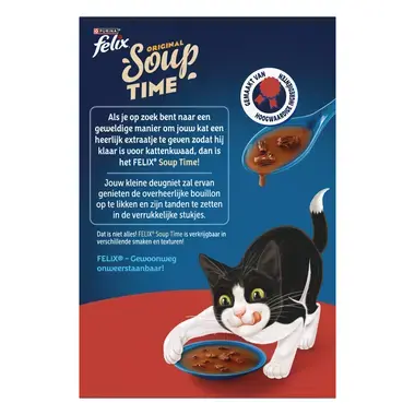 FELIX® Soup Original Farm Selectie kattenvoer nat