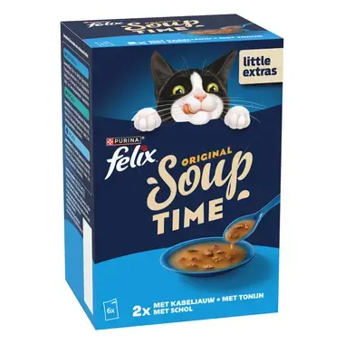 FELIX® Soup Original Vis Selectie kattenvoer nat