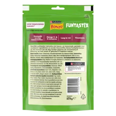 BONZO® Funtastix met Bacon- & Kaassmaak hondensnacks